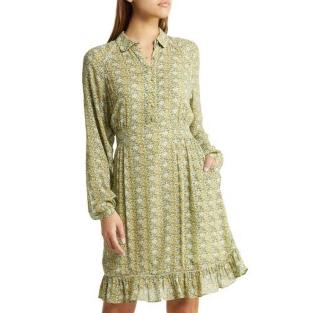 Scotch & Soda Floral Green Dress